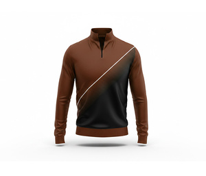 <b>Lightweight</b> Sublimated Sports <b>Jacket</b> with Water Zipper for Men <b>Women</b> Youth Sportswear Quick Dry Team Pullover - Product Image 6