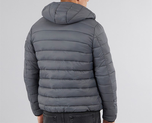 Veste matelassée personnalisée de haute qualité pour hommes, avec logo personnalisé, veste d'hiver décontractée pour hommes avec poches - Product Image 4