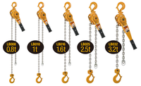 Palans à chaîne manuels KITO L5 0,8t-9t, chaîne haute résistance nickelée, fabriquée au Japon