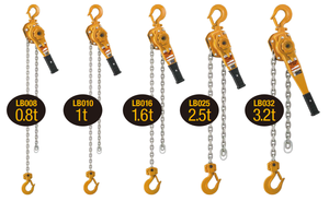 Polipasto de Cadena Manual KITO Lever Block L5, 0.8t-9t, Cadena Niquelada de Alta Resistencia, Hecho en Japón - Product Image 2