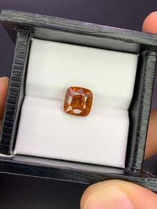 Pierre précieuse de zircon naturel, ronde, à facettes, taille brillante, pour la fabrication de bijoux, pierre de naissance, cristal - Product Image 2