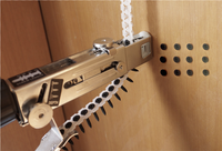 Pistolet électrique à clous à chaîne en spirale avec fonction automatique et tête de pistolet en spirale pour le travail du bois et les outils électriques pour cloisons sèches