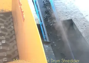 Broyeur de fûts métalliques semi-automatique de 80 CV pour le broyage de fûts métalliques, machine de broyage de ferraille - Product Image 3