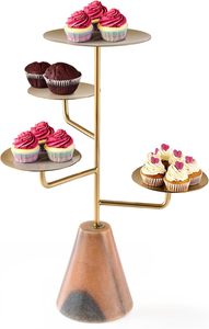 Soporte de madera para pasteles de último diseño más vendido, Decoración de mesa de forma redonda de lágrima única y vajilla de cocina para fiesta de cumpleaños usada - Product Image 6