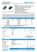 Konverter AC DC Mornsun 12V 3W LS03-13B12R3 Output Tunggal SIP Switching Power Supply Kompak SMPS PCB Mount Modul IoT