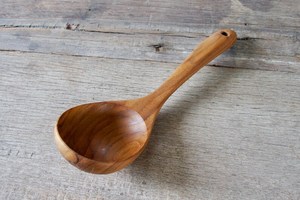 Teak Wood <b>Spoon</b> Wooden Serving <b>Spoon</b> Ergonomic Handle Kitchen Utensil for Soup Stew Restaurant Use - Product Image 4