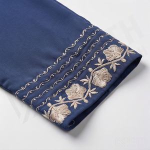 Abayas pour femmes musulmanes, robes longues décontractées personnalisées avec des paillettes imprimées, taille plus, anti-UV, respirantes, pour toutes les saisons, vente en gros - Product Image 5