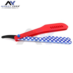 Navaja de Afeitar Profesional de Acero Inoxidable con Bloqueo Deslizante para Barbería, para Hombres, para Cortar la Barba, Afeitado Clásico en Húmedo - Product Image 3