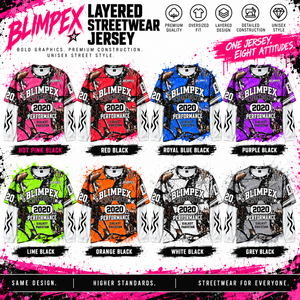 Wholesale Custom Unisex Layered Graffiti Streetwear Jersey Oversized Long Sleeve Graphic <b>Shirt</b> OEM Private Label - Product Image 5