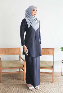 Trajes Baju Kurung para Madre e Hija, Batik SIPO Malasia, Moda Económica al por Mayor, Baju Kurung Infantil Moderno - Product Image 5