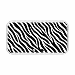 Placa de Acrílico para Pestañas con Estampado Animal Negro con Borde Blanco, Placa de Pestañas con Estampado de Cebra con Logotipo Personalizado Sostenible, Herramienta de Belleza - Product Image 5