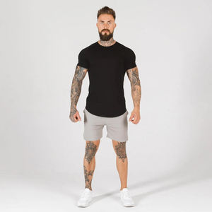 Camiseta Deportiva de Gimnasio para Hombre, Manga Corta, Secado Rápido, 100% Algodón, Compresión, Entrenamiento Atlético - Product Image 4