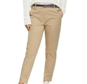 Pantalon décontracté respirant pour femme, délavé à l'acide, infroissable, 100 % coton, confortable et léger, en promotion, prix de gros - Product Image 2