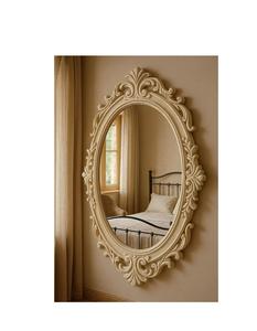 Dernier modèle de cadre de miroir en bois sculpté, miroir mural avec finition parfaite et taille standard - Product Image 1