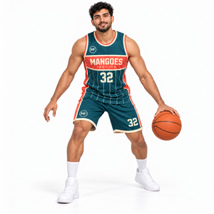 Uniformes de Baloncesto Personalizados para Equipos, Insignia Bordada, Nombre y Número Impresos, Opciones sin Mangas que Absorben la Humedad, Detalles Personalizados del Jugador - Product Image 2