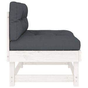 Canapé de jardin blanc et anthracite - Product Image 4