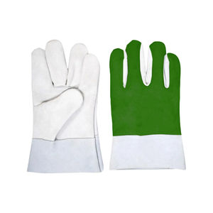 Gants de soudure en cuir de vachette pleine fleur haute performance avec doublure en coton pour une protection contre les étincelles - Product Image 5