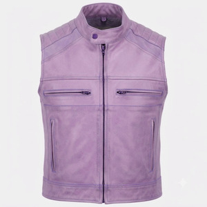 Best Quality Design Men Leather Vest Best Price Durable Leather Vest For Men Custom Size Leather Vest Premium Quality Leather - Product Image 4
