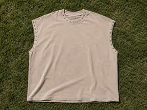 เสื้อกล้ามออกกำลังกายผู้ชายผ้าฝ้ายถัก 100% ระบายอากาศได้ดี พิมพ์ลายตามสั่ง เป็นมิตรกับสิ่งแวดล้อม คอกลม มีโลโก้ด้านหน้า สไตล์ทางการ - Product Image 4