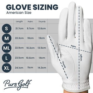 All Weather Genuine Leather Golf <b>Gloves</b> Adjustable Wrist Strap Strong <b>Grip</b> Breathable Design Soft Feel Durable Fit Unisex Sports - Product Image 3