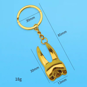 Llaveros Dentales de Acero Inoxidable Color Dorado, Precio de Fábrica MARI INSTRUMENTS, Fabricante de Llaveros Dentales Publicitarios - Product Image 1