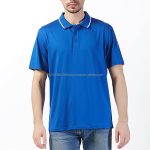 เสื้อโปโลผู้ชายเสื้อโปโลผ้าฝ้ายกันน้ำมันเปื้อน - Product Image 3