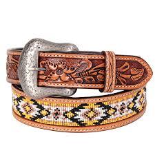 Cinturón de Cuero PU con Hebilla de Aleación, Estilo Bohemio Casual, Vaquero Occidental, Retro, con Estampado Turquesa Tallado, para Mujer - Product Image 2