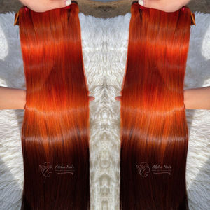 Extensiones de cabello humano crudo de encaje HD a precio de fábrica de lujo, producto superior de la mejor calidad, paquete de trama Genius de pelo liso de hueso barato - Product Image 3