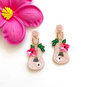Pendientes de cuentas hechos a mano de calidad premium, multicolor, joyería de moda india a precio asequible. - Product Image 6