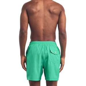 กางเกงว่ายน้ำเอวยางยืดสำหรับผู้ชาย กางเกงชายหาดพิมพ์ลายน้ำหนักเบาสำหรับกิจกรรมกลางแจ้งในฤดูร้อน - Product Image 4