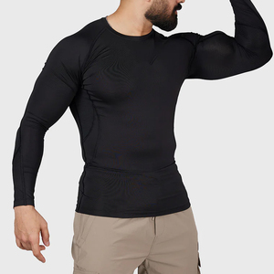 Camiseta de Protección Solar para Hombre, Fabricación Personalizada, Transpirable, Suave, de Manga Larga, para Natación y Surf, Servicio OEM - Product Image 4