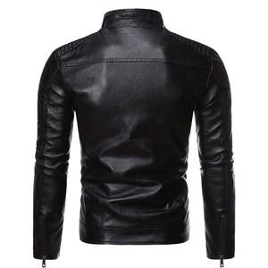 Nueva Chaqueta Casual Vintage de Cuero PU para Hombre, Diseño de Primavera, Estilo Motero con Bolsillos - Product Image 5