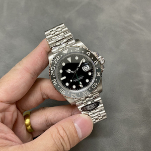 Reloj Mecánico de Diseño de Lujo con Movimiento 3285, Reserva de Marcha de 72 Horas, Bisel Negro y Gris, Resistente al Agua, Reloj de Moda para Hombre - Product Image 1