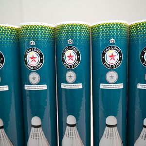 Volants de badminton professionnels en gros pour tournois, en plumes d'oie, tête en plastique expansé 2 couches, légers, écologiques et stables - Product Image 3