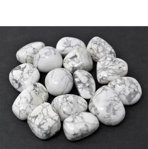 Pierres Roulées en Howlite Blanche Naturelle, Cristal de Guérison pour Reiki, Méditation, Décoration Énergétique, Gamme Chakra, Marque Chakralume, Rajasthan - Product Image 2