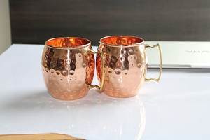 Copper cocktail <b>mug</b> collection orchid retreat beverage cups reusable premium drink <b>mugs</b> durable finish - Product Image 3