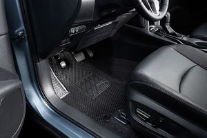 Tapis de sol de voiture en PVC de 5 mm d'épaisseur, ensemble complet de 5 pièces, imperméables, antidérapants, anti-odeurs, faciles à nettoyer pour berline - Product Image 3