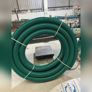 pvc suction hose pipe green flexible plastic industrial <b>waste</b> water delivery tube durable bend non toxic round 3 inch <b>pump</b> tubin - Product Image 4