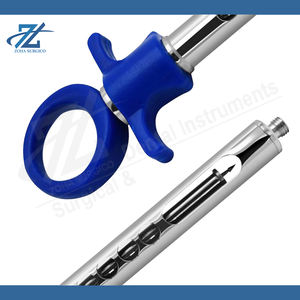 กระบอกฉีดยาดูดเสมหะทางทันตกรรมสแตนเลสขนาด 1.8 มล. แบบใช้แรงดันมือ พร้อมท่อความปลอดภัย ดีไซน์ดูดเสมหะอัตโนมัติ ด้ามจับตามหลักสรีรศาสตร์ - Product Image 4