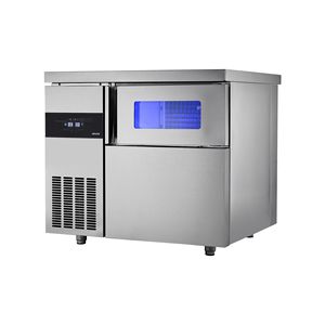 Equipo de Refrigeración para Cocina Comercial, Máquina de Hielo de Acero Inoxidable de 265 Lbs/24H, Almacenamiento de 66 Lbs, 126 Cubos/Ciclo - Product Image 1