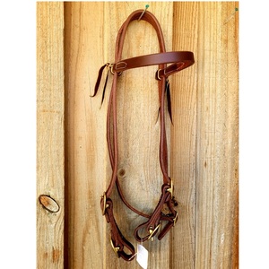 Premium Western Leather Headstall Adjustable Durable Horse Bridle For Riding Training And Show Genuine Polo Bridle For Horse - Product Image 4
