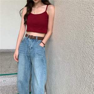 Women Thin Quick Dry Short Camisole Sleeveless Crop <b>Top</b> Soft Cotton Stretch Comfortable Front Inner Tank for Casual Summer Wear - Product Image 3