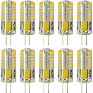 Lampadine LED JC Bi-Pin 10 pz G4 3000K Bianco Caldo 3W AC/DC 12V 20W-30W Sostituzione Alogena T3 per Luci Paesaggistiche - Product Image 1