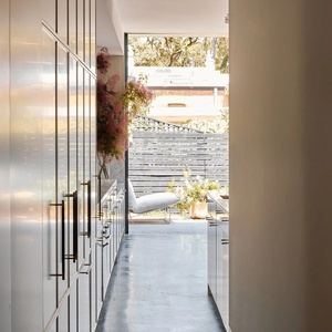Gabinete de Cocina de Lujo Senger, Listo para Armar, Modular, Puerta Lacada, Madera Contrachapada <span class=keywords><strong>OSB</strong></span> con Encimera de Mármol Carrara - Product Image 5