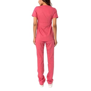 Nouvel uniforme médical d'hôpital en deux pièces pour infirmières, extensible, à taille élastique, facile à porter, séchage rapide, tissu doux - Product Image 2