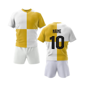 Tenues de rugby durables, équipement sportif pour équipes, conçu pour les matchs et les entraînements, avec tissu respirant et coutures robustes. - Product Image 1