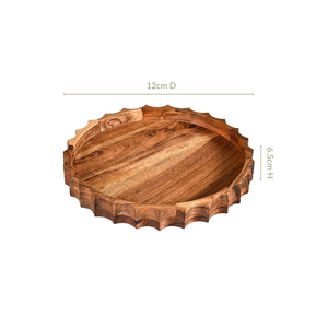 Plateau de service rectangulaire en bois fait main, moderne et écologique, polyvalent pour le transport de repas, présentoir alimentaire, petit-déjeuner - Product Image 3