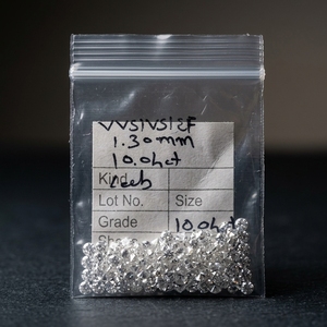 Lot en vrac de pierres synthétiques CVD de laboratoire de 1,30 mm à 3 mm, qualité VVS VS EF, pour la fabrication de bijoux - Product Image 3