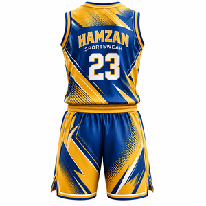 Wholesale Custom Basketball Uniforms Men Youth Personalized Team Jersey Shorts Set with Logo and Player <b>Numbers</b> - Product Image 2