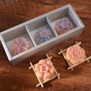 Moule en silicone pour gâteaux de riz gluant en forme de fleur de cerisier, gâteaux de lune faits maison, gâteaux aux haricots verts, dessert aux fruits Tang - Product Image 2